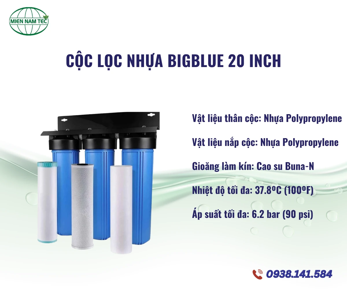 Cộc Lọc Nhựa Bigblue 20 Inch