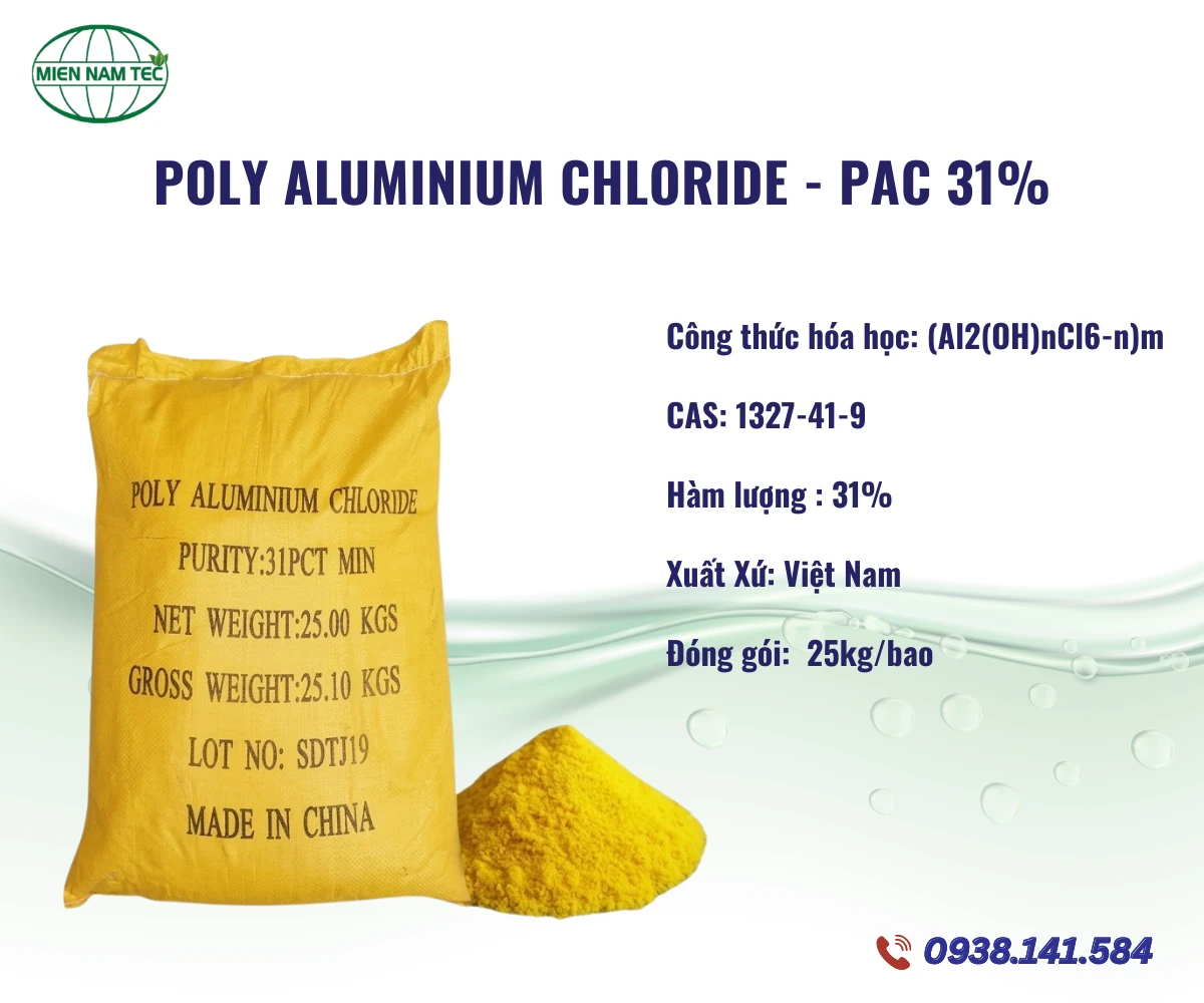 Phèn Poly Aluminium Chloride - PAC 31%