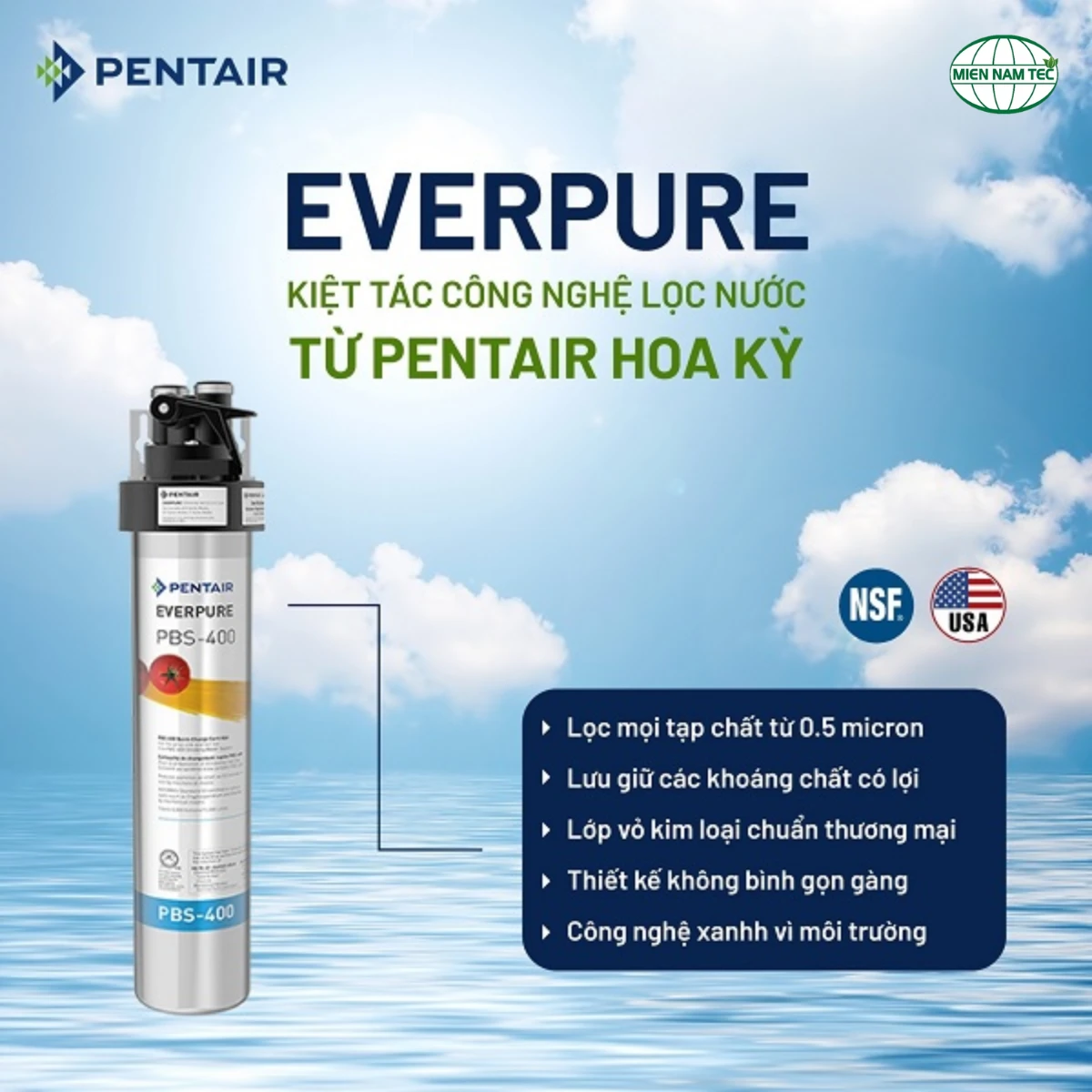 Những ưu điểm vượt trội của bộ lọc nước Everpure