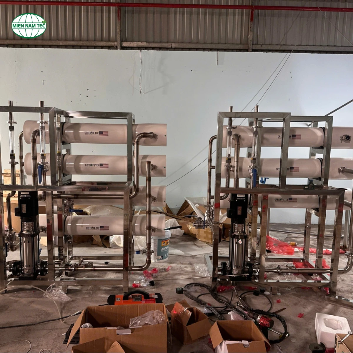 Thi công lắp đặt hệ thống RO