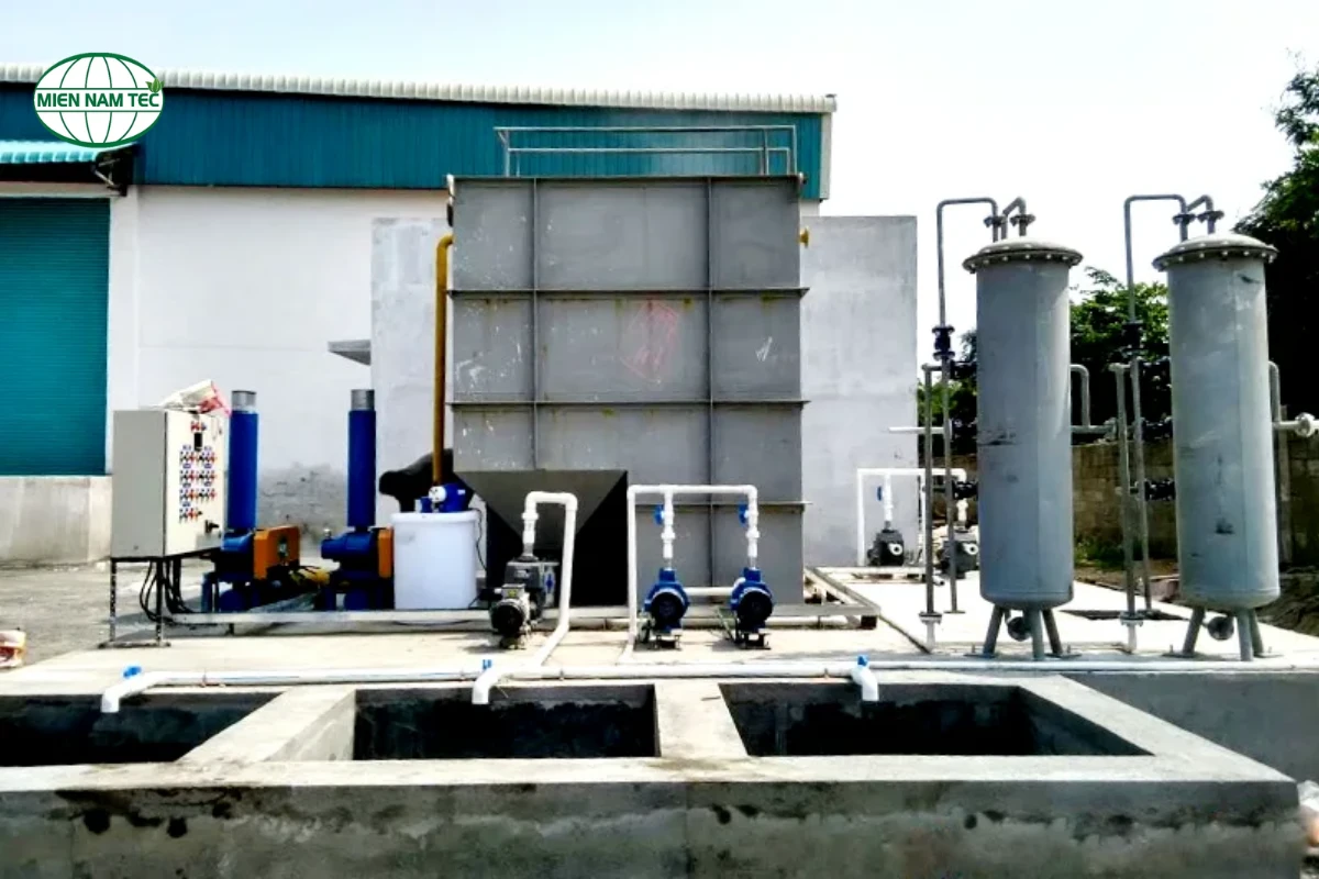 thiết kế hệ thống xử lý nước thải