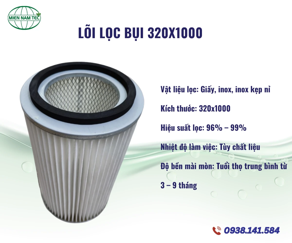 Lõi Lọc Bụi 320x1000