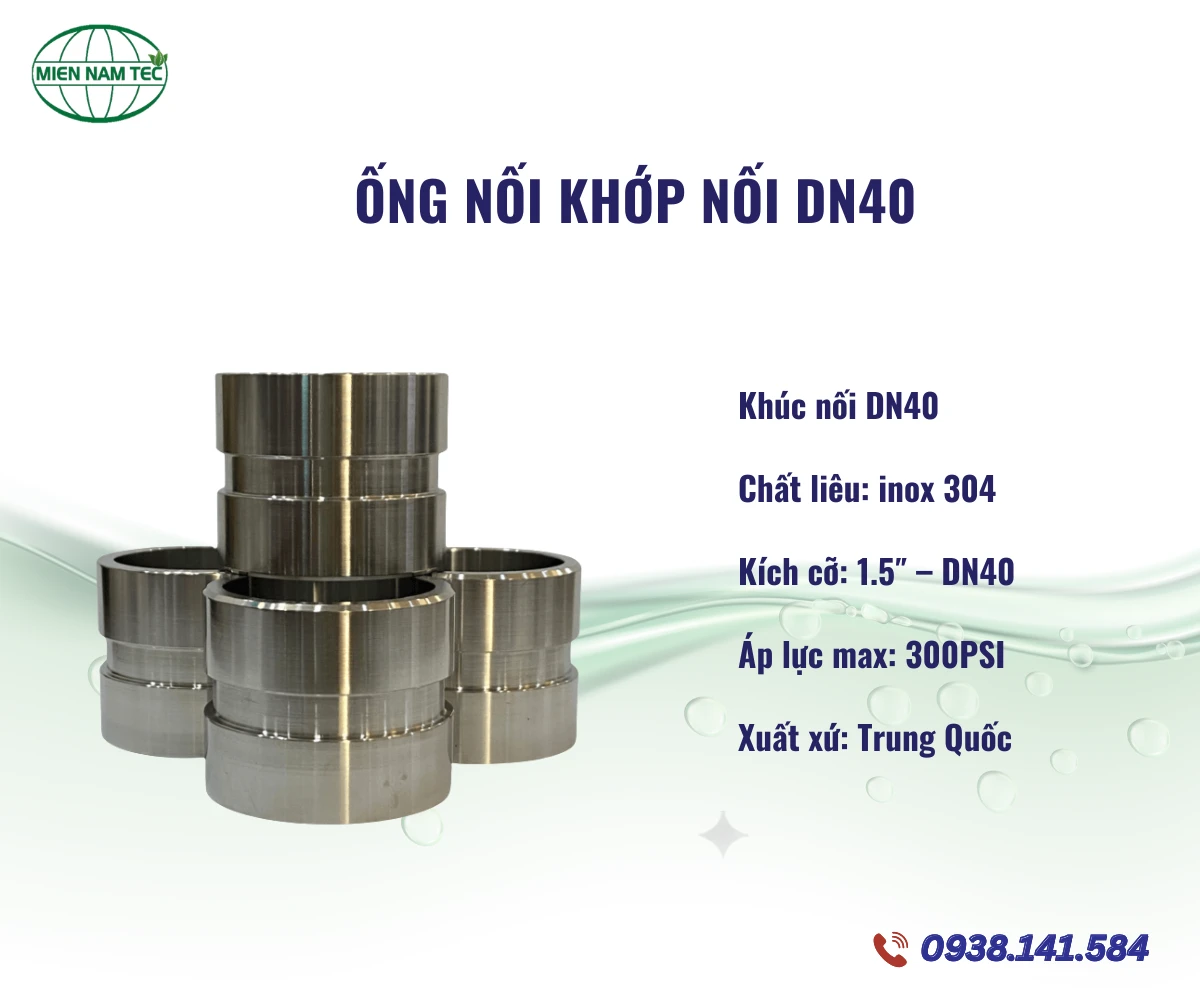 Ống nối khớp nối DN40