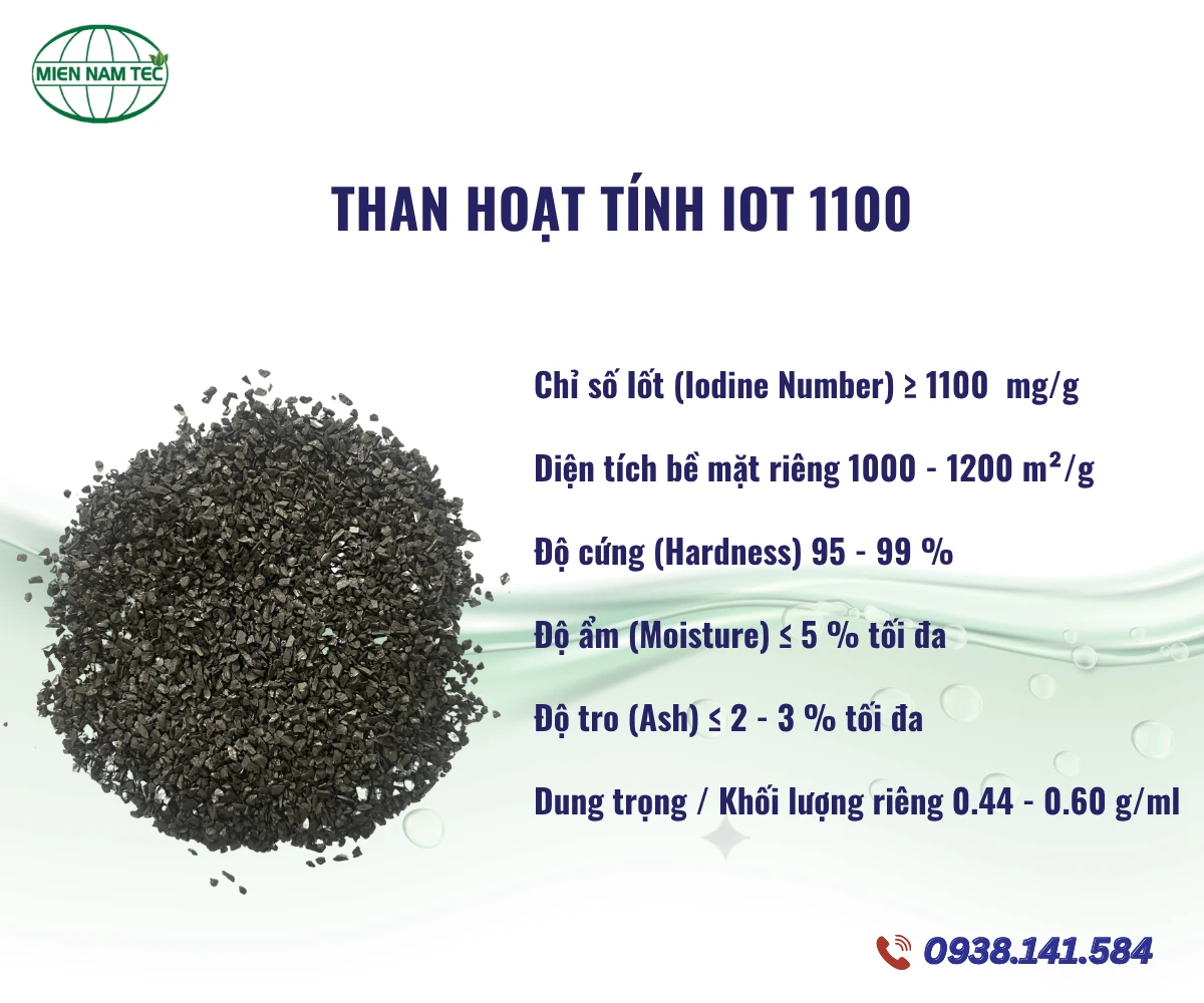 Than hoạt tính iot 1100