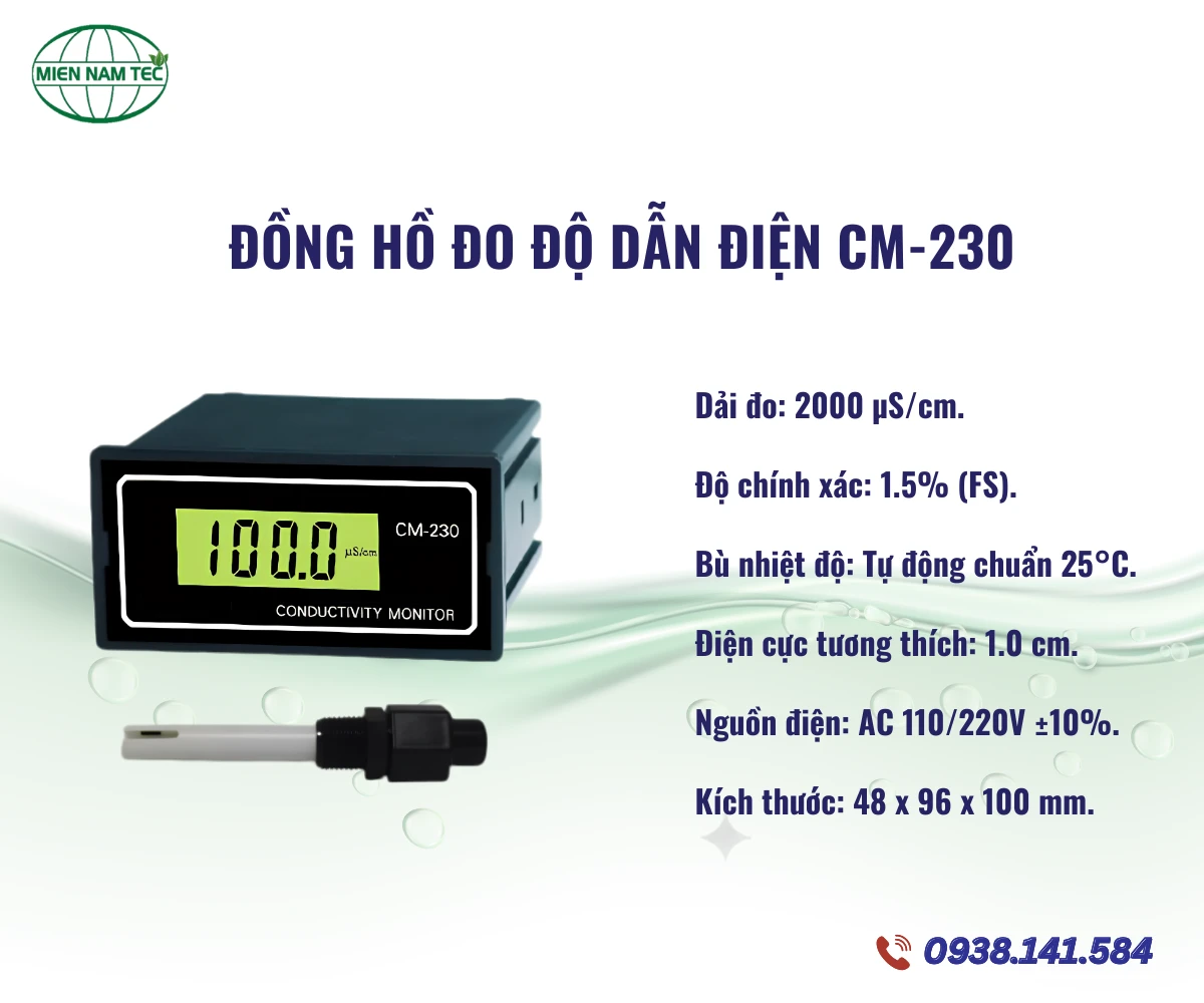Đồng hồ đo độ dẫn điện CM-230
