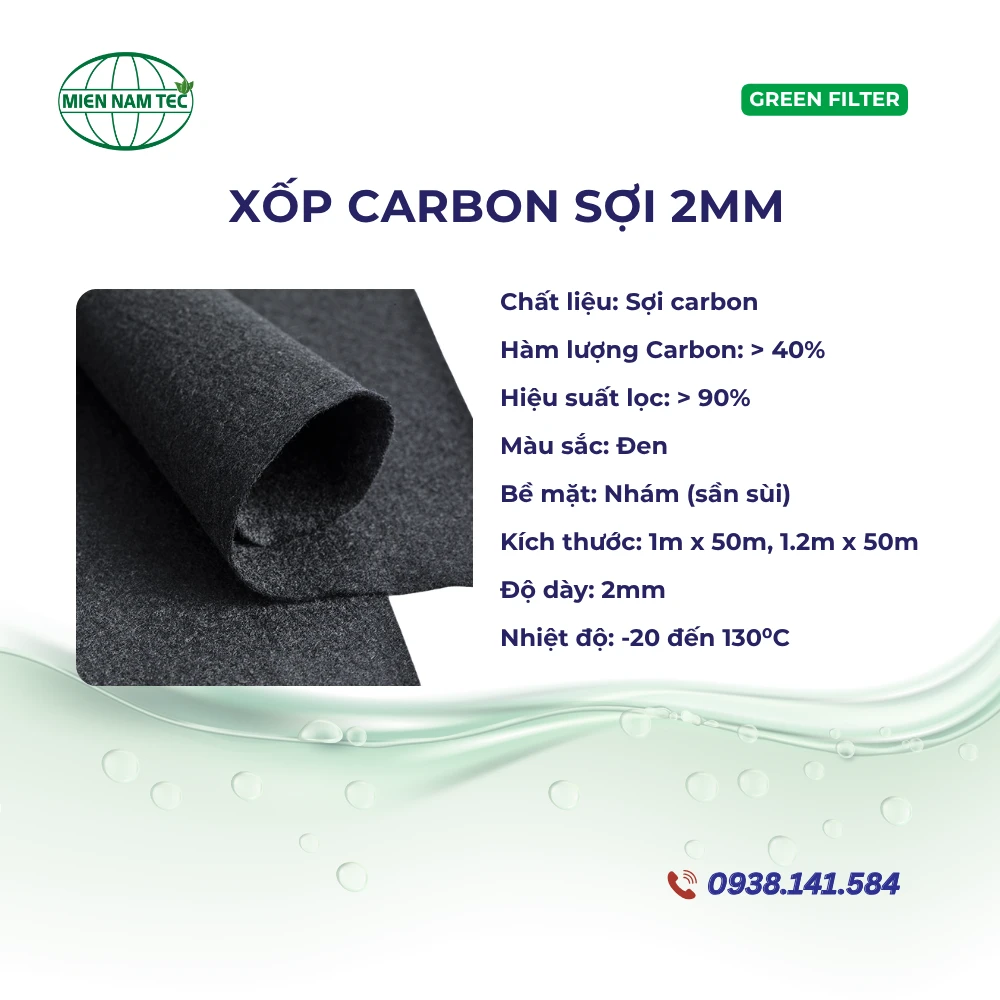 Xốp Carbon Sợi 2MM