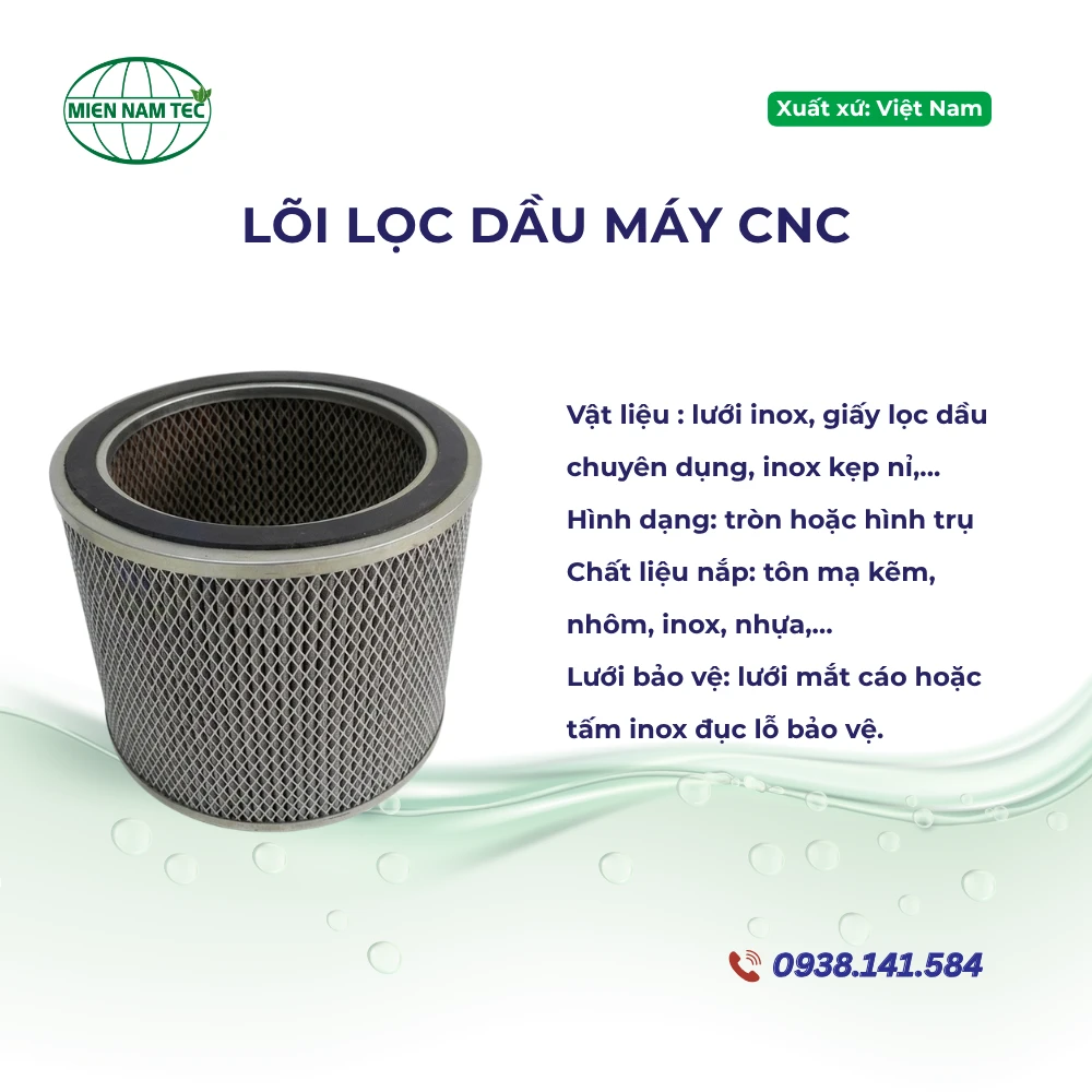 Lõi Lọc Dầu Cho Máy CNC