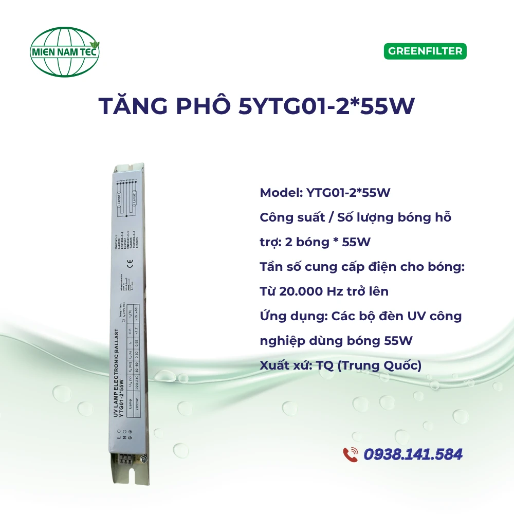 Tăng phô 5YTG01-2*55W