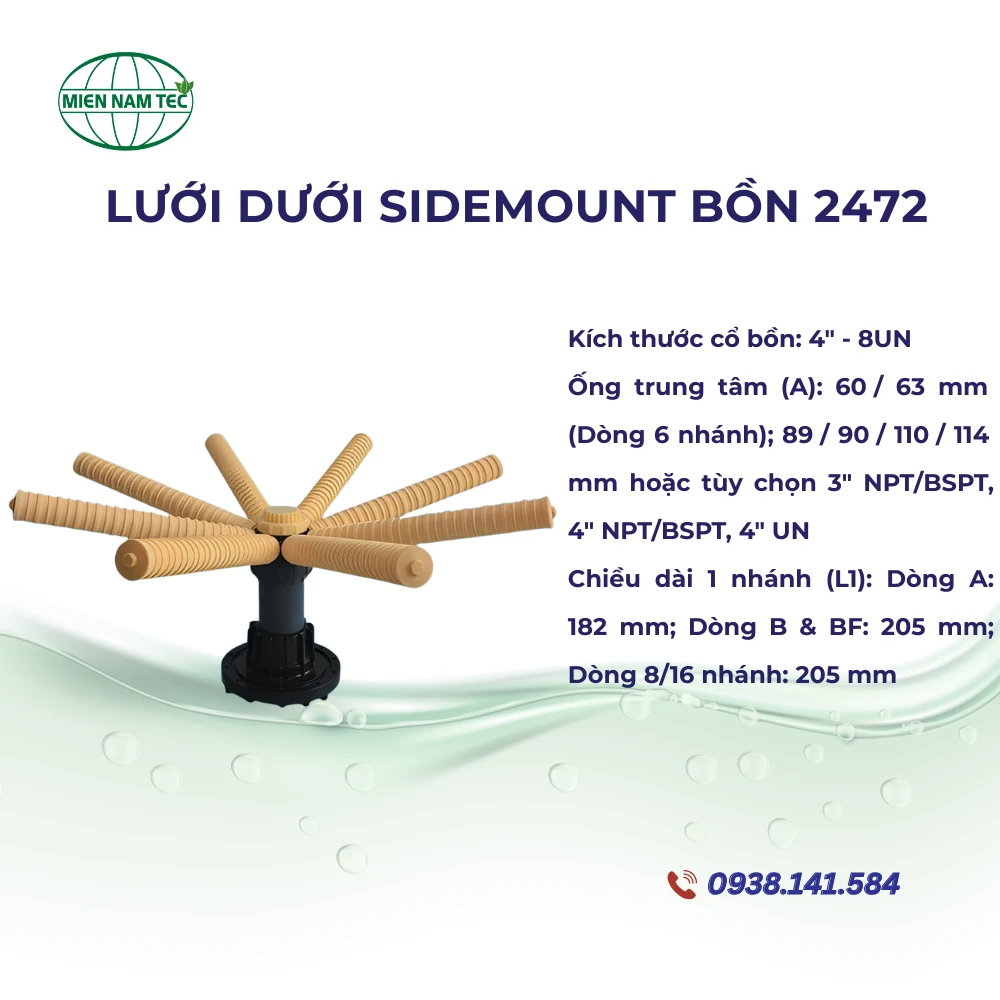Lưới Dưới Sidemount Bồn 2472
