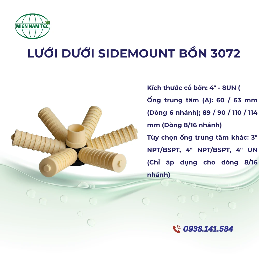 Lưới Dưới Sidemount Bồn 3072