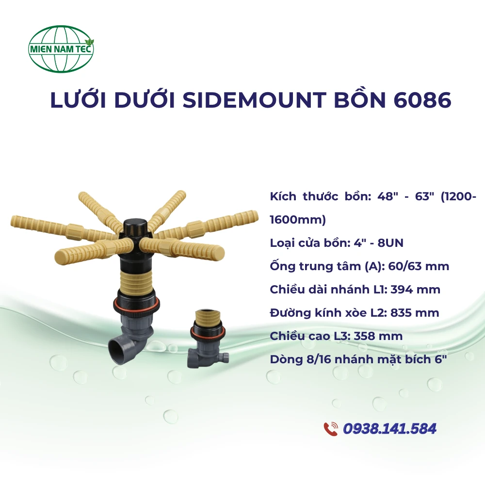 Lưới Dưới Sidemount Bồn 6086