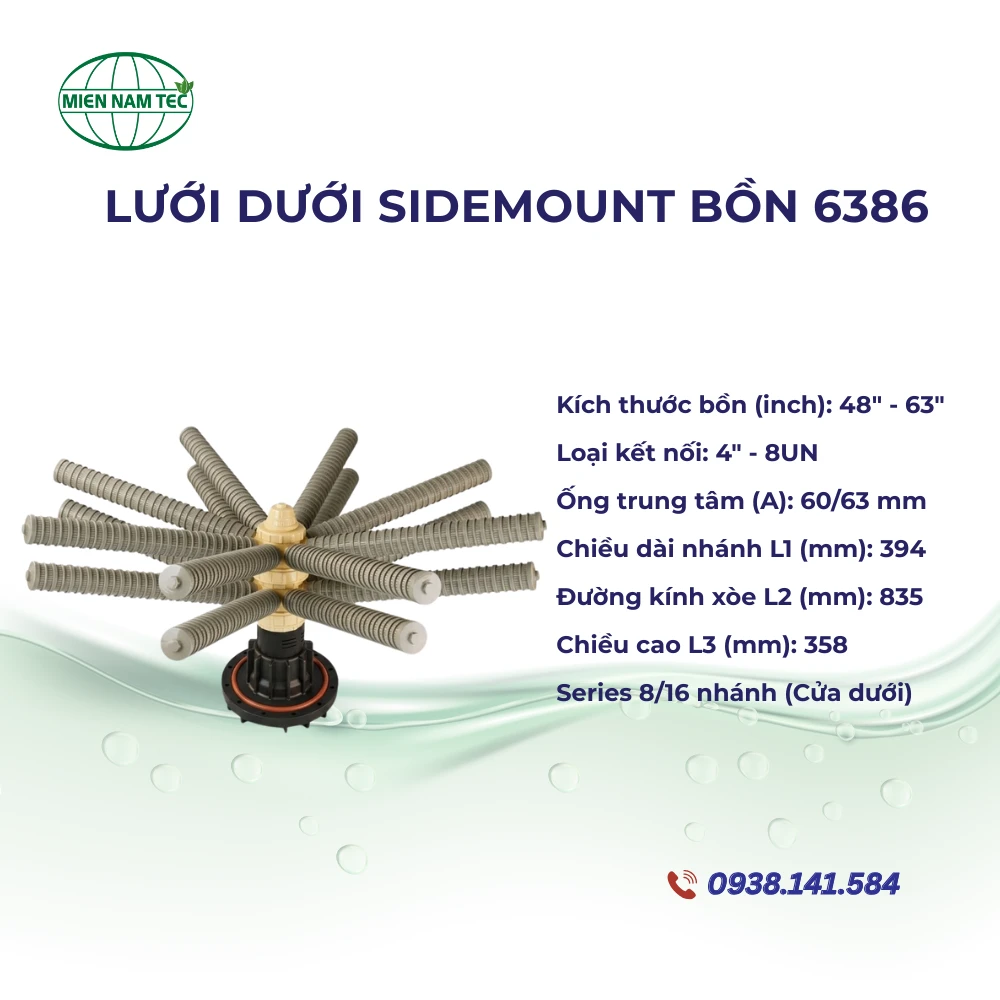 Lưới Dưới Sidemount Bồn 6386