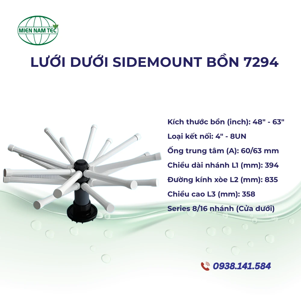 Lưới Dưới Sidemount Bồn 7294