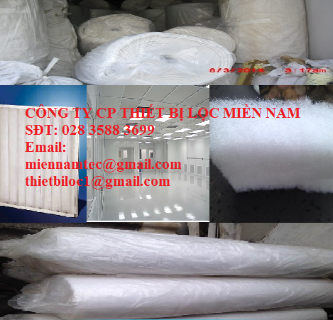 BÔNG LỌC (GÒN LỌC) BỤI SƠ CẤP PHÒNG SẠCH