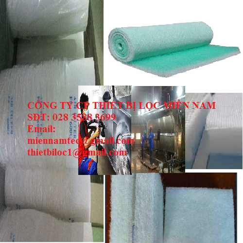 BÔNG LỌC PHÒNG SƠN TRONG NHÀ MÁY Ô TÔ, XƯỞNG GỖ,...