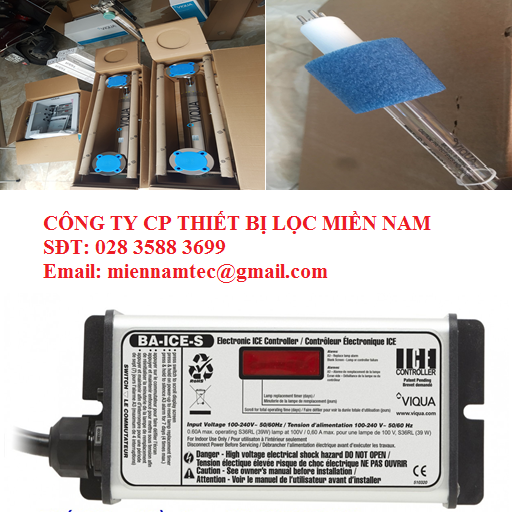 BỘ ĐÈN CỰC TÍM ỐNG INOX 316 LẮP ĐỨNG
