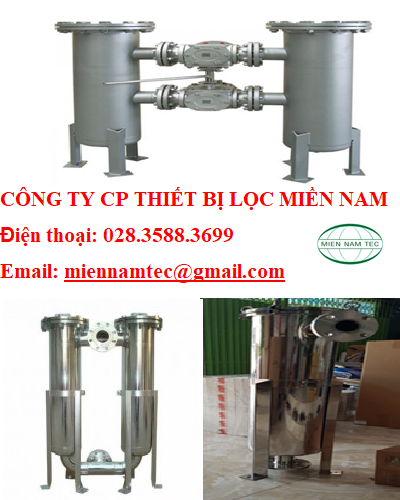 Bình lọc túi dạng top Inlet (Đường ra thiết kế theo yêu cầu)
