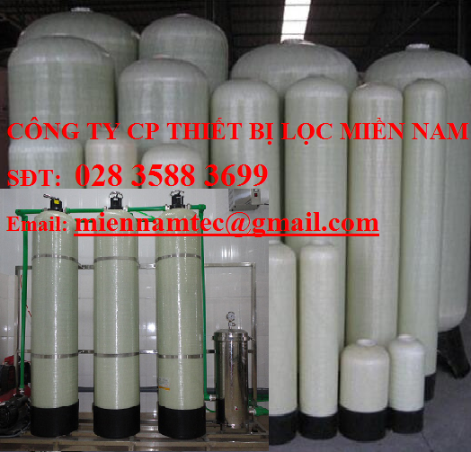 Bồn lọc Composite FRP áp suất 150 psi Green Filter