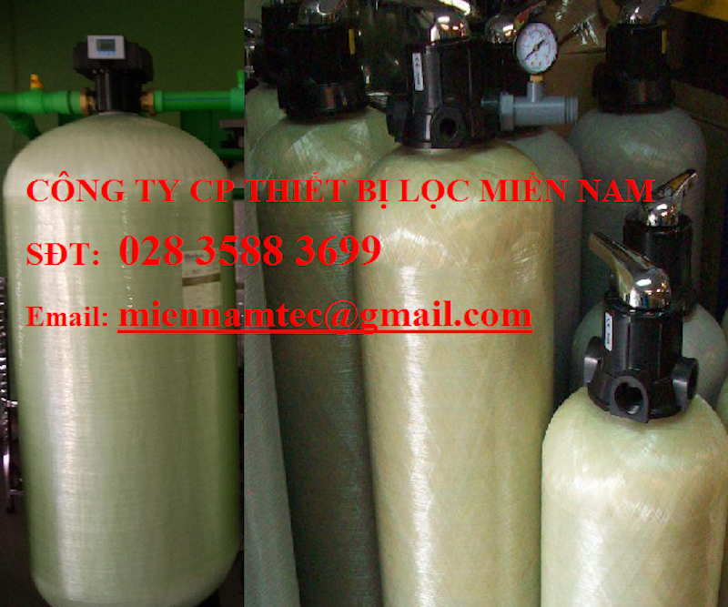 Bồn lọc composite FRP 1054 (Ø 250 x 1400)
