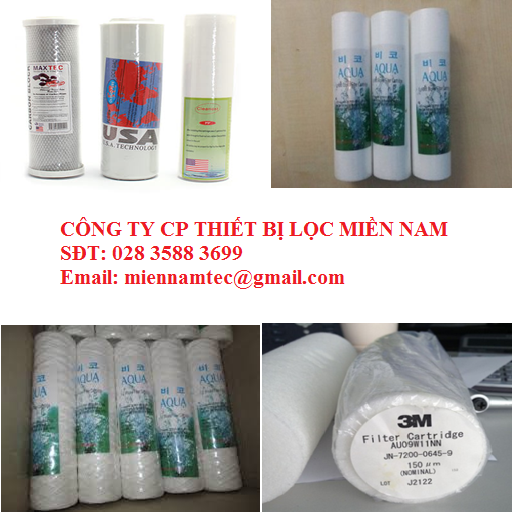 CỘT LỌC NƯỚC GÒN NÉN VÀ SỢI QUẤN GIÁ SỈ