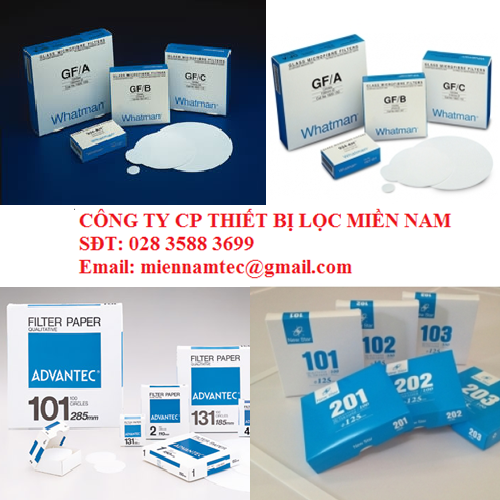CÁC MÃ GIẤY LỌC PHÒNG THÍ NGHIỆM