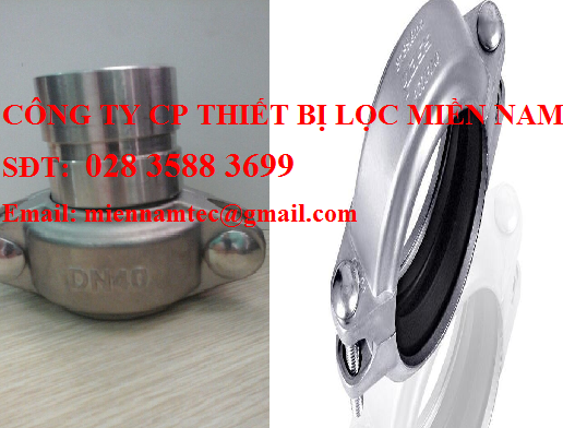 Khớp nối (Coupling) kết nối đường ống inox chuẩn vi sinh