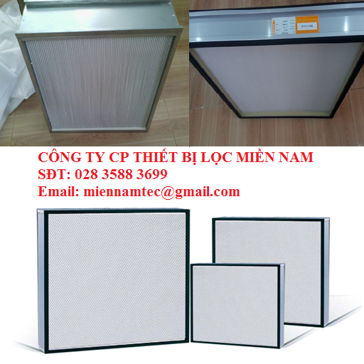 LỌC VI SINH 0.3 MICRON ( KHUNG LỌC VI SINH H13)