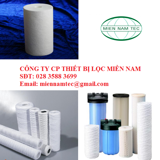 LÕI LỌC NƯỚC 10MICRON, 25MICRON, 50MICRON BIG BLUE