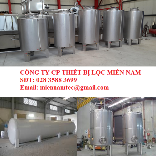 SẢN XUẤT BỒN CHỨA INOX THEO YÊU CẦU NHÀ MÁY