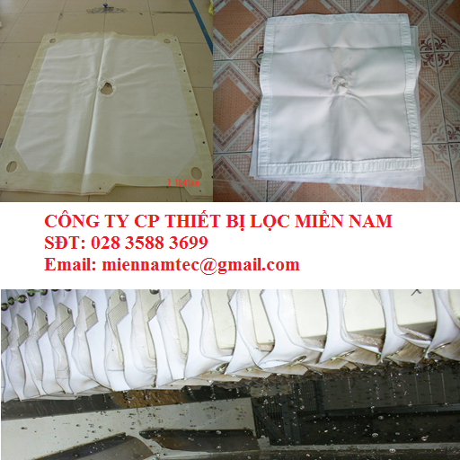 TẤM VẢI LỌC ÉP BÙN 500 X500 (TẤM ĐÔI)