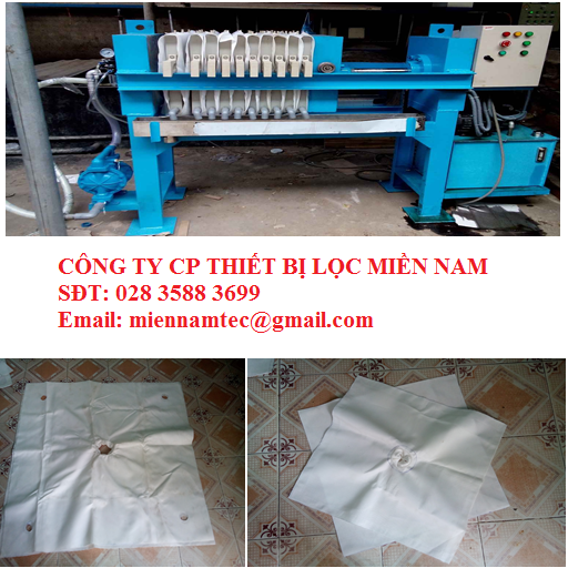 TẤM VẢI MÁY ÉP KHUNG BẢN LỖ PHI 50MM VÀ 60MM