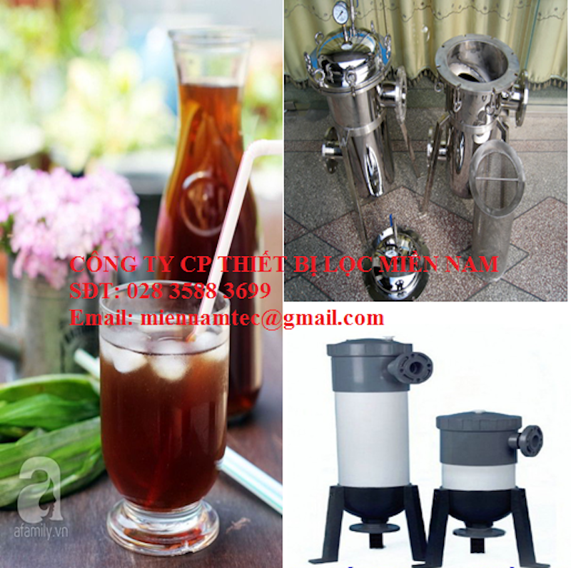 THIẾT BỊ LỌC NƯỚC SÂM - BÌNH TÚI LỌC NƯỚC SÂM