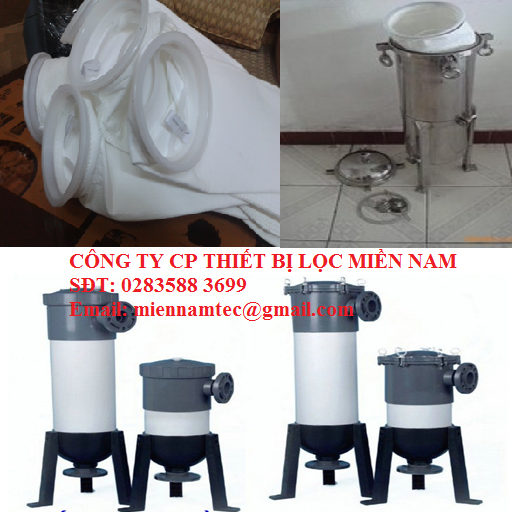 THIẾT BỊ LỌC NƯỚC TÚI VẢI - BÌNH TÚI LỌC NƯỚC VẢI PP