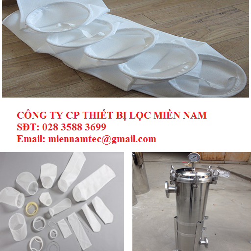 TÚI LỌC PHI 100 X 395 MM 3–5M3/H VỚI BÌNH LỌC