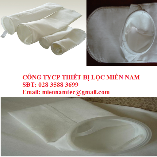 TÚI LỌC VẢI PP BỀ MẶT MỊN ÍT SẦN SÙI