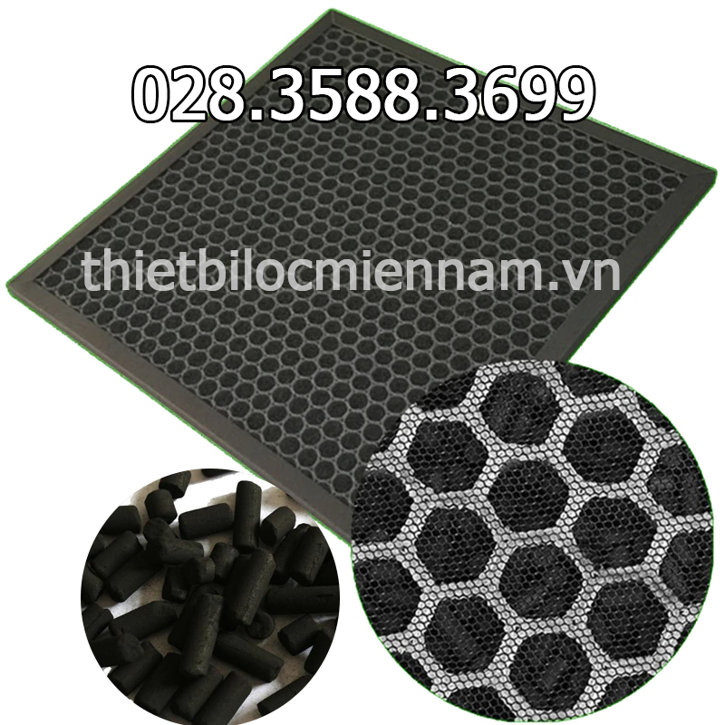 Than hoạt tính dạng cọng khử mùi trong phòng sạch