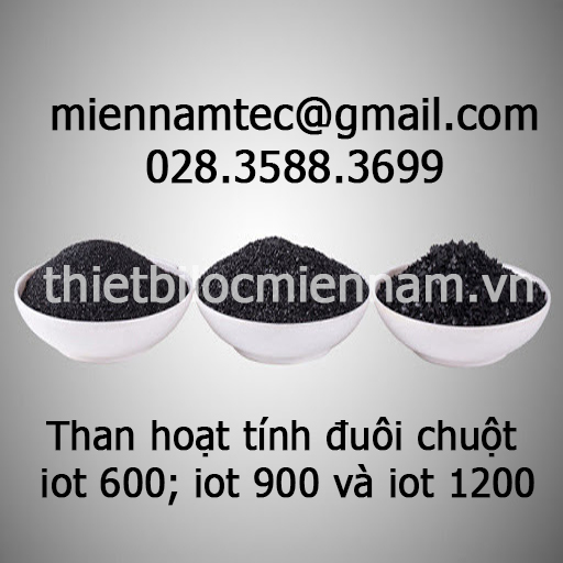 Than hoạt tính đuôi chuột iot 600; iot 900 và iot 1200
