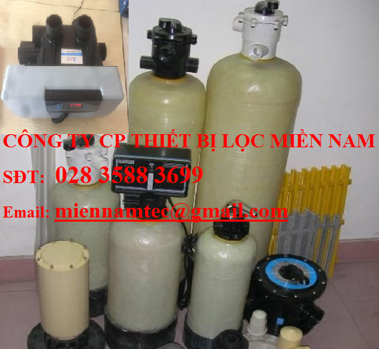 Thay thế van tay hoặc van tự động cho cột Composite lọc nước