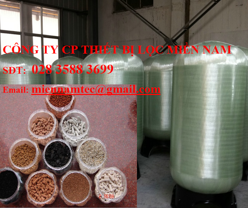 Thay thế vật liệu lọc cột Composite lọc nước