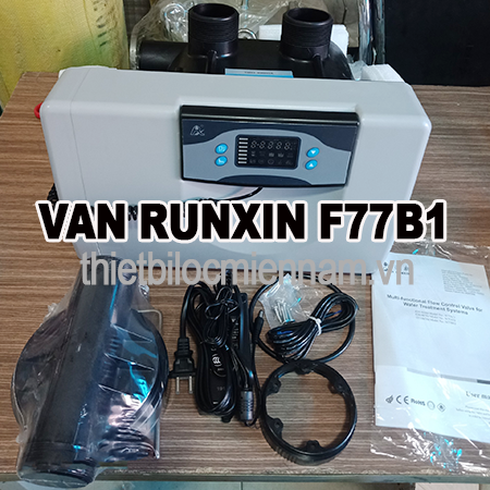 Van tự động 3 ngã F77B1 hoàn nguyên theo lưu lượng