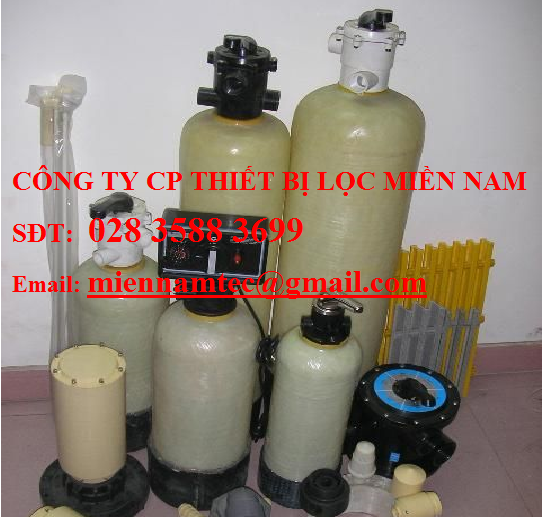 Vỏ cột Composite FRP áp suất 150 psi Green Filter