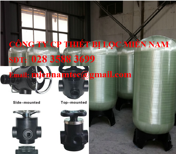 Vỏ cột Composite FRP sử dụng van tay hoặc tư động