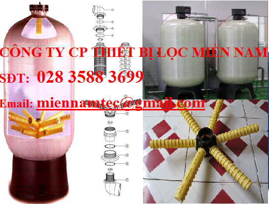 Vỏ cột Composite bao gồm chụp chia nước trên dưới và van