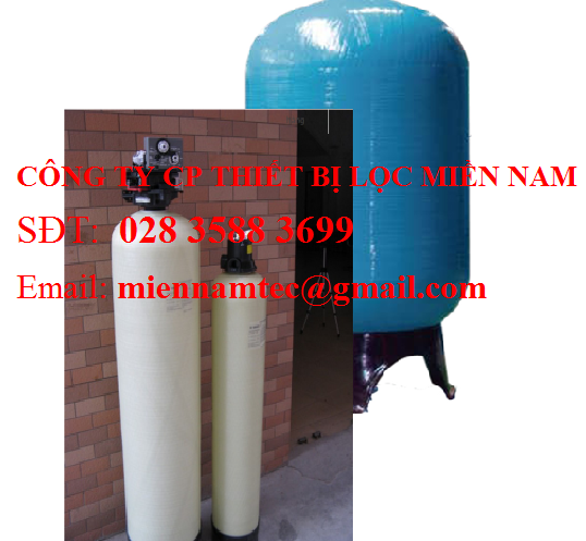 Vỏ cột lọc nước composite 1054 FRP (Ø 250 x 1400)