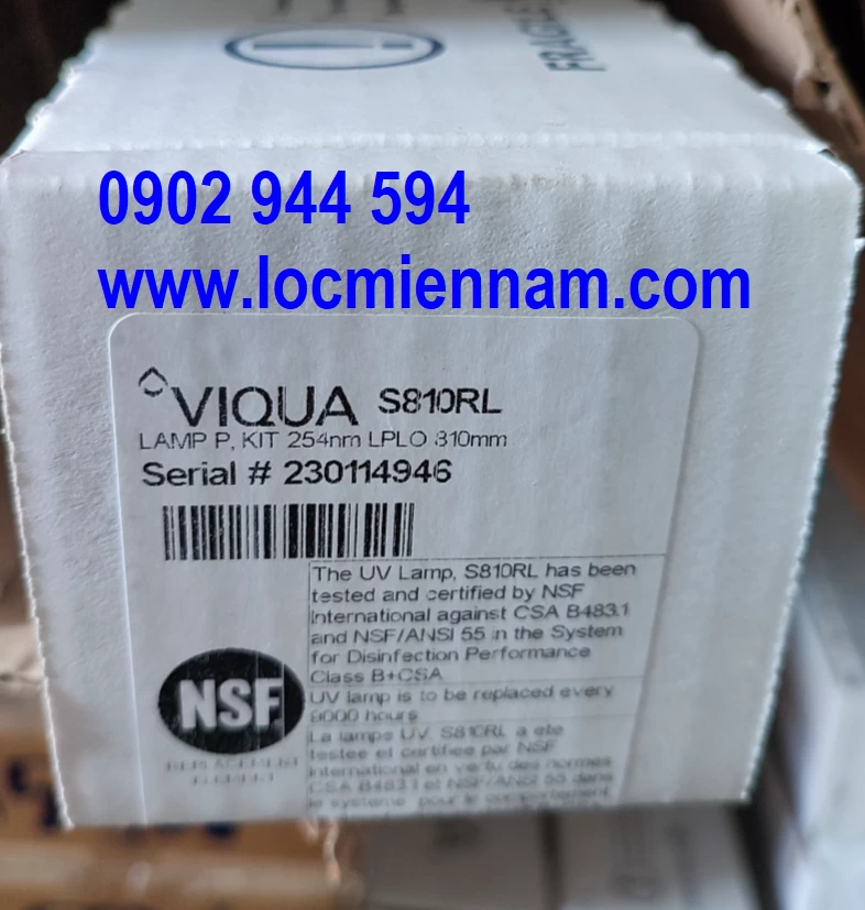 Bóng đèn UV VIQUA CANADA S810RL