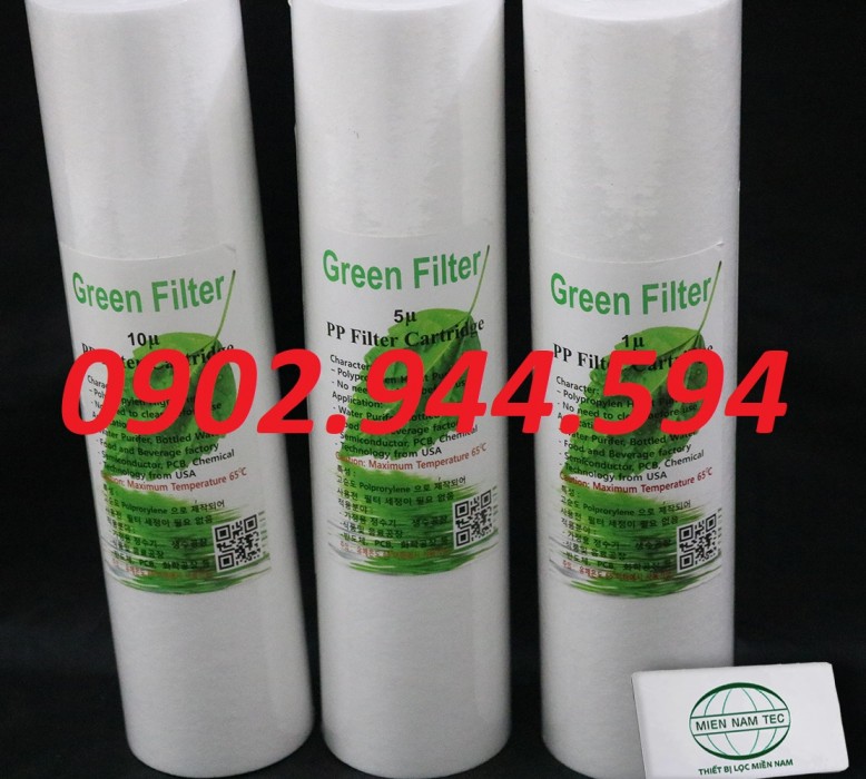 LÕI LỌC BÔNG NÉN GREEN FILTER