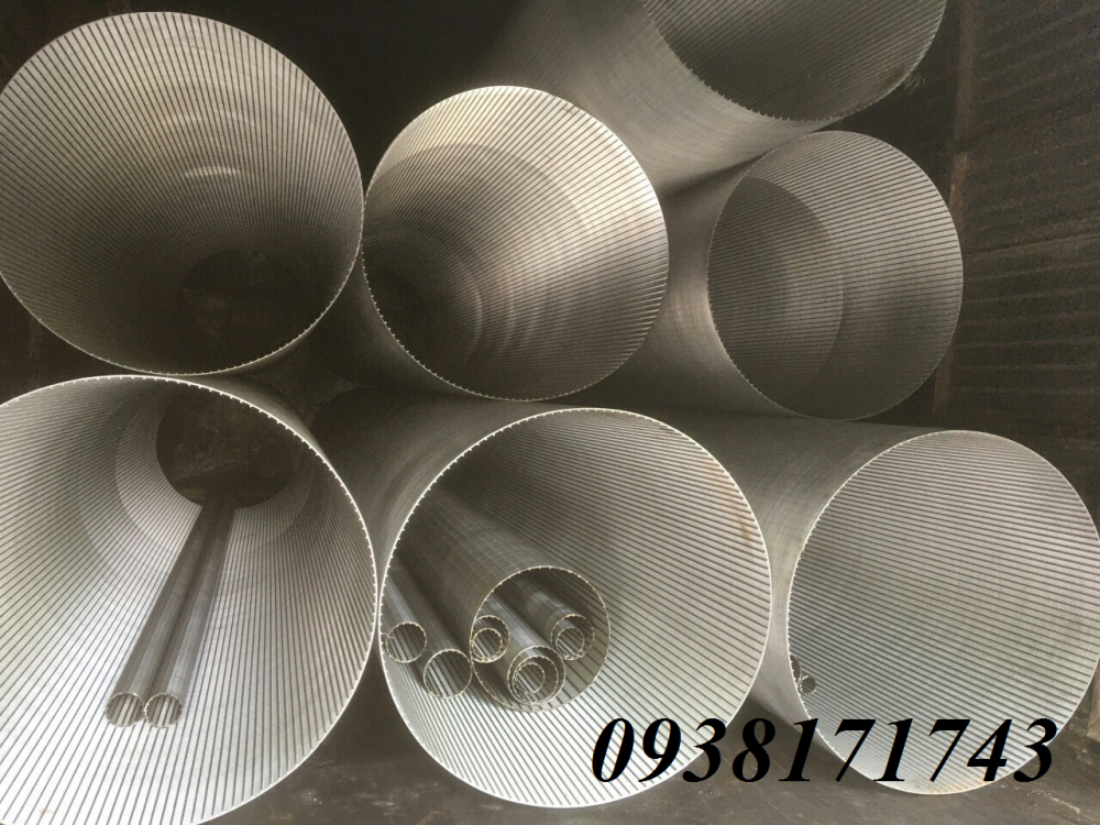 Ống lọc khe OD600mm SS304 SS316
