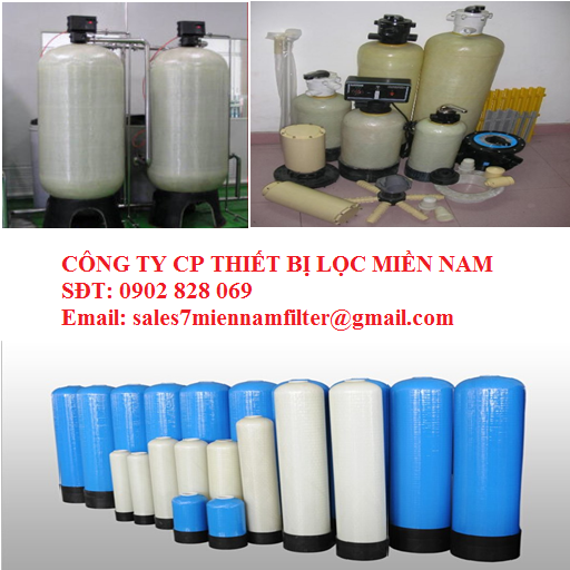 CỘT LỌC FRP 2472 - 441 LIT  (6-7.5m3/h) GREEN FILTER