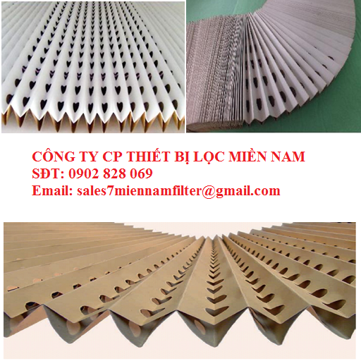 GIẤY LỌC BUỒNG SƠN (PHÒNG SƠN) HAI LỚP GẤP NẾP