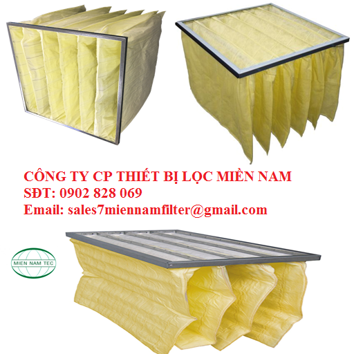 KHUNG LỌC BỤI TÚI F8 MÀU VÀNG (BAG FILTER F8)